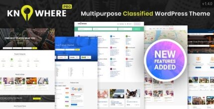 Knowhere Pro – Tema WordPress de diretório classificado multiuso