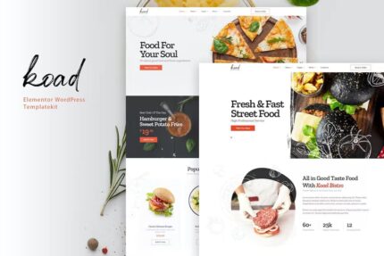 Koad – Restaurante e Bistrô Elementor Template Kit