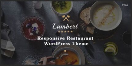 Lambert – Restaurante / Café / Pub Tema WordPress