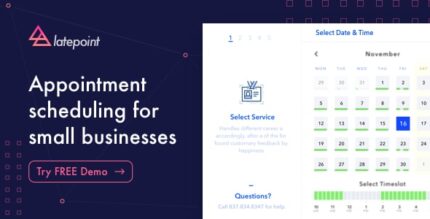 LatePoint – Plug-in de agendamento e reserva para WordPress + Addons