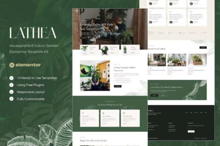 Lathea – Plantas de casa e kit de modelo de elemento de jardim interno