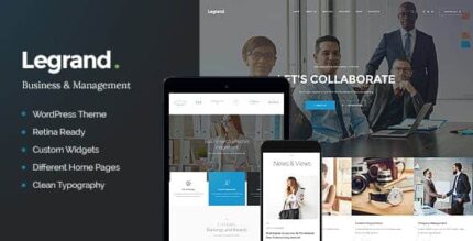 LeGrand | Um tema WordPress de negócios multifuncional moderno