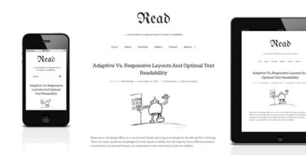 Leia WP – Tema de blog WordPress minimalista