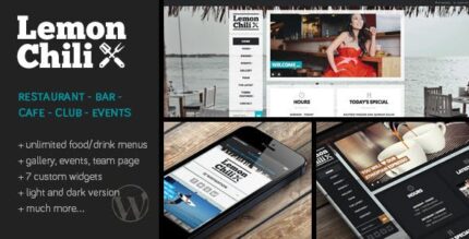 LemonChili – Um Tema WordPress para Restaurantes