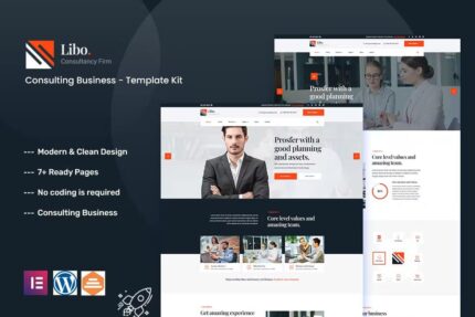 Libo – Template Kit de consultoria Business Elementor