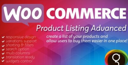 Lista de produtos WooCommerce Avançado