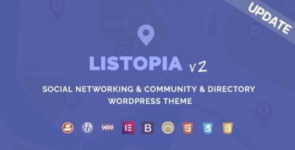Listopia – Diretório, Comunidade Tema WordPress