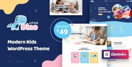 Littledino – Tema WordPress para crianças modernas