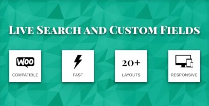 Live Search e campos personalizados – Filtro WordPress, pesquisa e filtro de produtos WooCommerce