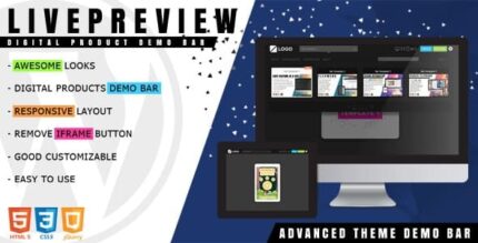 LiveAnterioriew – Barra de demonstração de temas para WordPress