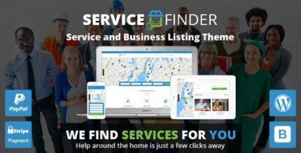 Localizador de Serviços – Tema WordPress de Provedor e Listagem de Negócios