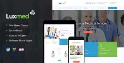 LuxMed | Tema WordPress de médico de medicina e saúde
