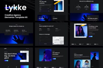 Lykke – Template Kit Elementor para Agência criativas