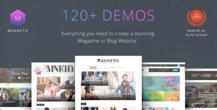 Magneto – Tema de Blog e Revista WordPress Responsivo Multi Conceito