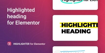 Marcador – título destacado para Elementor