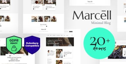 Marcelo | Mais de 20 layouts Multi-conceito de blog pessoal e tema de revista WordPress