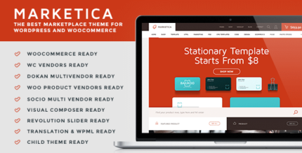 Marketica – eCommerce e Marketplace – WooCommerce WordPress Theme