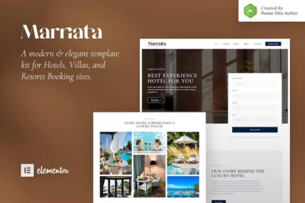 Marriata — Template Kit Elementor Hotel & Resort