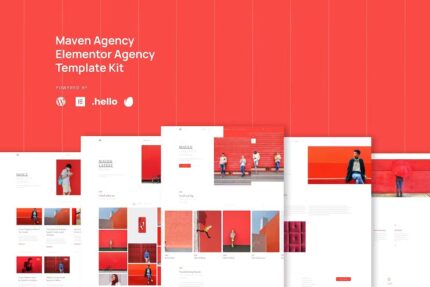 Maven – Template Kit Elementor para agência de negócios