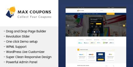 Max Coupons – Tema WordPress de Cupons e Ofertas