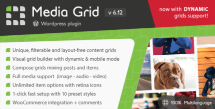 Media Grid – Portfólio Responsivo do Wordpress