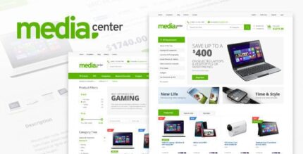 MediaCenter – Loja de eletrônicos WooCommerce
