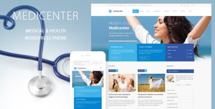 MediCenter – Tema WordPress de Clínica Médica de Saúde