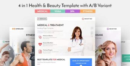 Mediclick – Tema WordPress da página de destino médica
