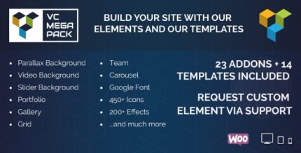 Mega Pack WPBakery – Complementos e Modelos