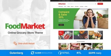 Mercado de alimentos – Tema WordPress de mercearia e loja