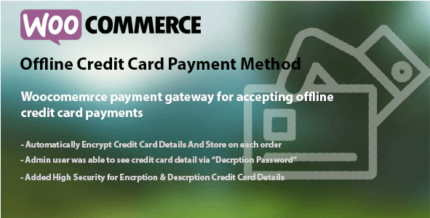 Método de pagamento com cartão de crédito offline WooCommerce