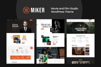 Miker – Filme & Film Studio Elementor Template Kit