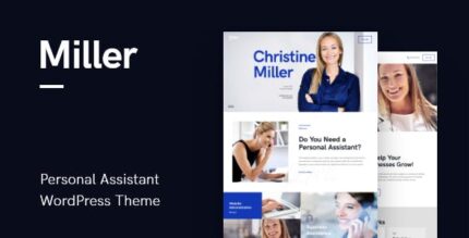 Miller | Tema WordPress de assistente pessoal e serviços administrativos
