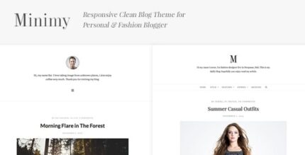 Minimy – blog de moda e pessoal clean responsivo