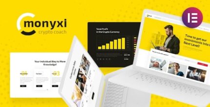 Monyxi | Tema WordPress do Coach de Negócios de Negociação de Criptomoedas da ICO