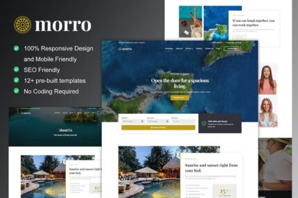 Morro – Template Kit Elementor de hotel e resort