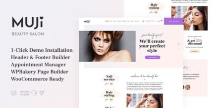 Muji | Tema WordPress para salão de beleza e spa