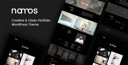 Namos – Tema WordPress de Portfólio de Uma/Multi-Página Criativo