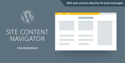 Navegador de conteúdo do site para WordPress