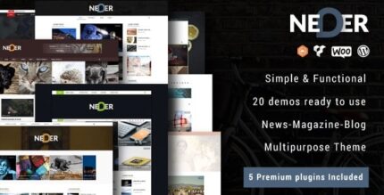 Neder – WordPress News Magazine e tema do blog