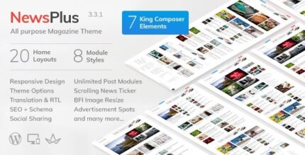 NewsPlus – Tema de notícias e revistas para WordPress