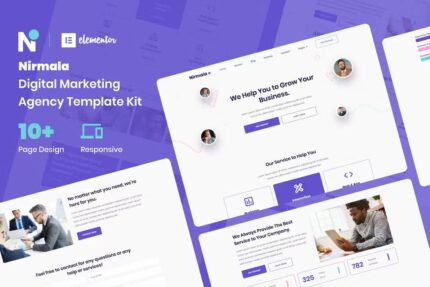 Nirmala – Template Kit Elementor da Agência de Marketing Digital