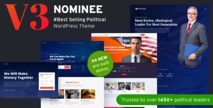 Nomeado – Tema WordPress Político para Candidato/Líder Político