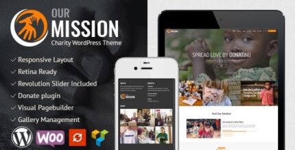 Nossa Missão – Tema WordPress de Caridade
