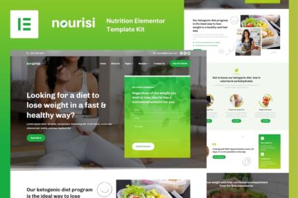 Nourisi – Template Kit de Nutrição Elementor
