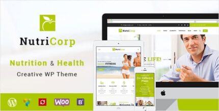 Nutricorp | Tema WordPress Criativo de Nutrição e Saúde