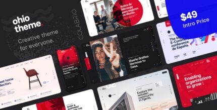 Ohio – Tema WordPress de agência e portfólio criativo
