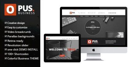 Opus Business – Tema WordPress de negócios multiuso