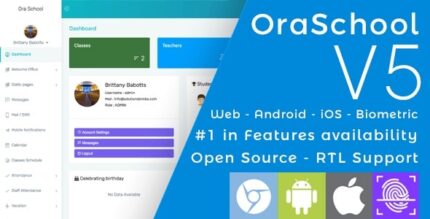 Ora School Suite – Sistema de gestão escolar final