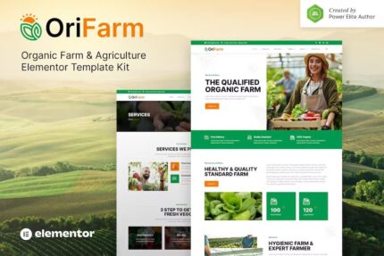 OriFarm – Template Kit de elementor de agricultura e agricultura orgânica